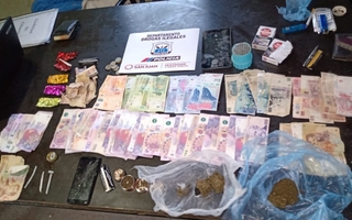 Cayó el "Chileno Cadiz" con droga y dinero en efectivo