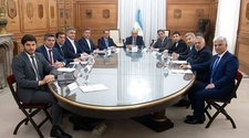 La liga de gobernadores de JxC, con Orrego incluido, reclamaron fondos a Nación