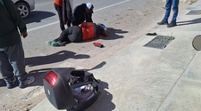 Accidente de tránsito en Rawson: choque entre motos en República del Líbano