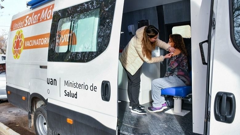 Los lugares y horarios del fin de semana de Pascuas del Vacunatorio móvil en San Juan 