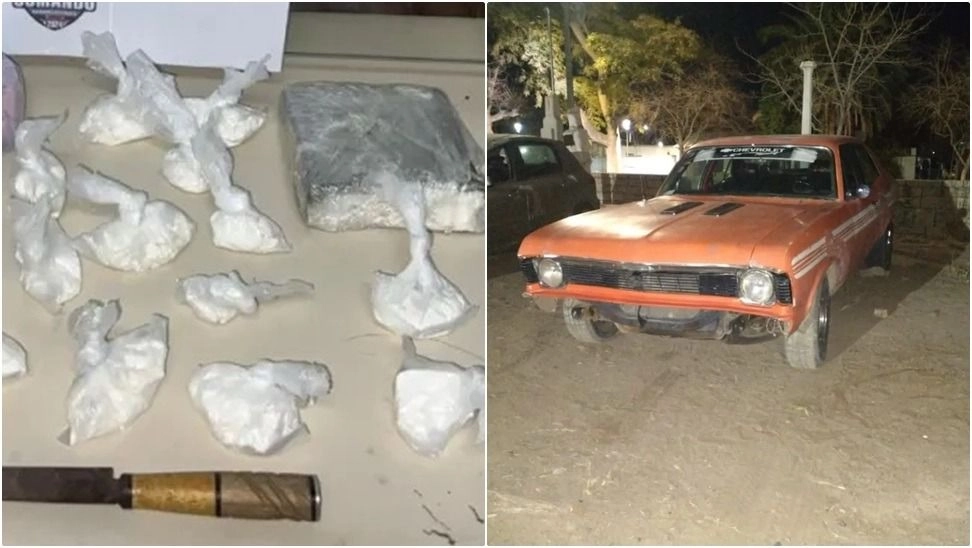 Detuvieron a hombre con más de 2 kilos de cocaína en Rivadavia