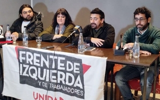 El Frente de Izquierda presentó candidatos y criticó el ajuste de Milei