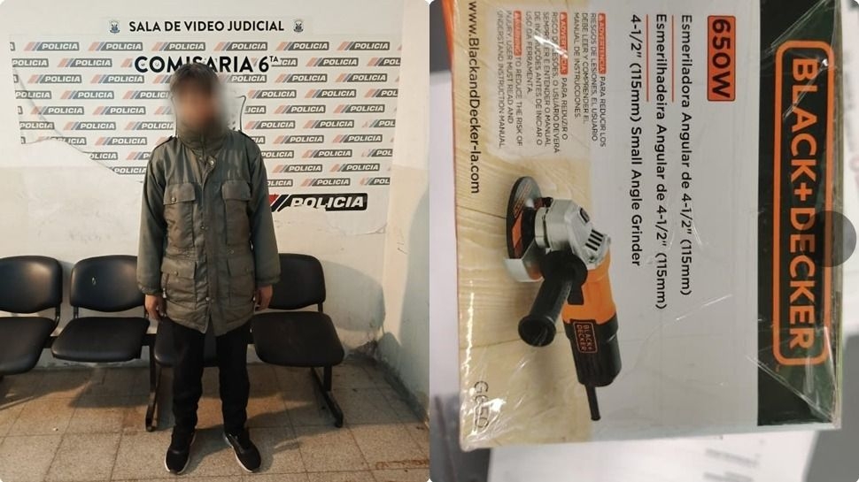 Detuvieron a un hombre por intentar robar una herramienta de una supermercado 