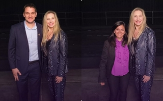 Los candidatos sanjuaninos de LLA en la foto oficial con Karina y Javier Milei