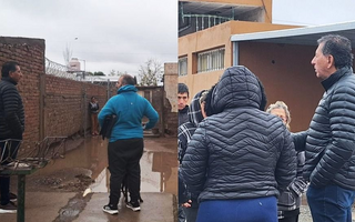 El municipio de Pocito asistió a más de 280 familias afectadas por la lluvia