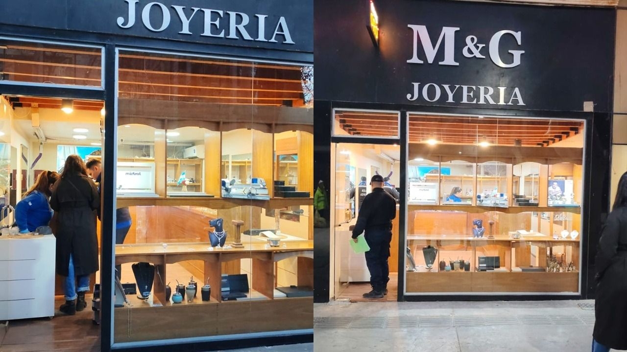 Robaron $30.000.000 en 4 minutos de una joyería en plena peatonal 