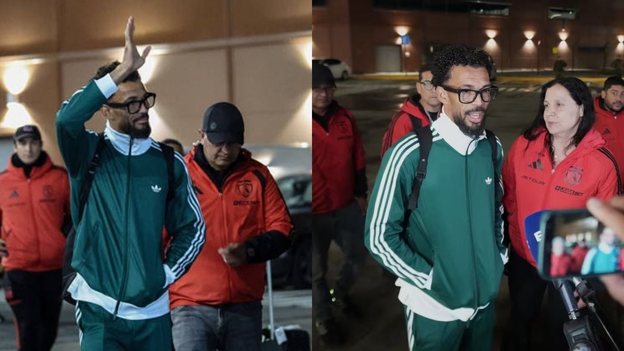 Vozinha llegó a Chile y fue recibido como una estrella por los hinchas de Colo Colo