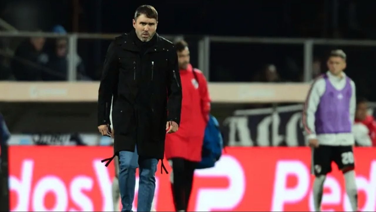 Qué les dijo Coudet a los jugadores tras la derrota de River ante Central