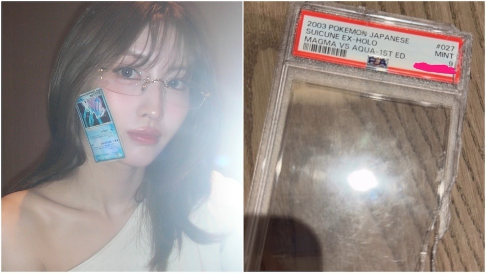 Estrella de K-pop rompió el estuche de una carta Pokémon valuada en US1.000