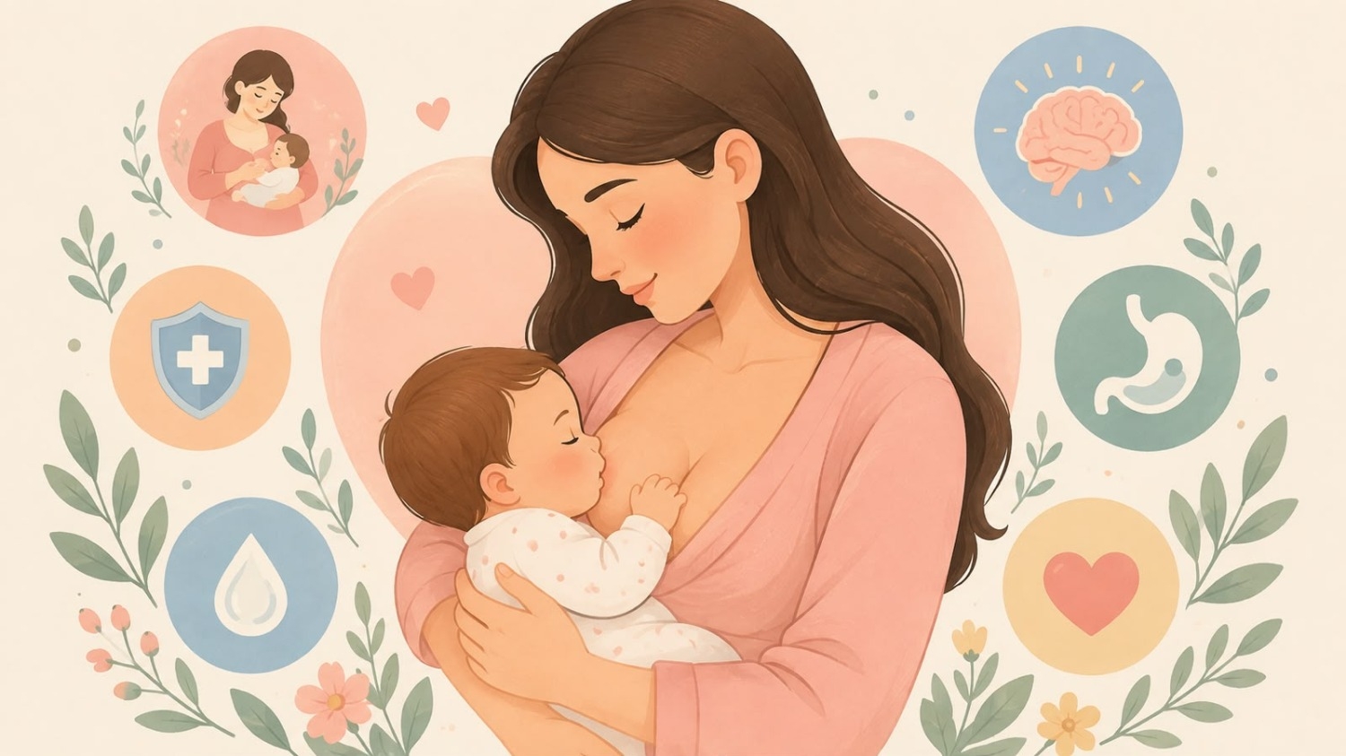 La lactancia materna fortalece el vínculo y protege la salud del bebé
