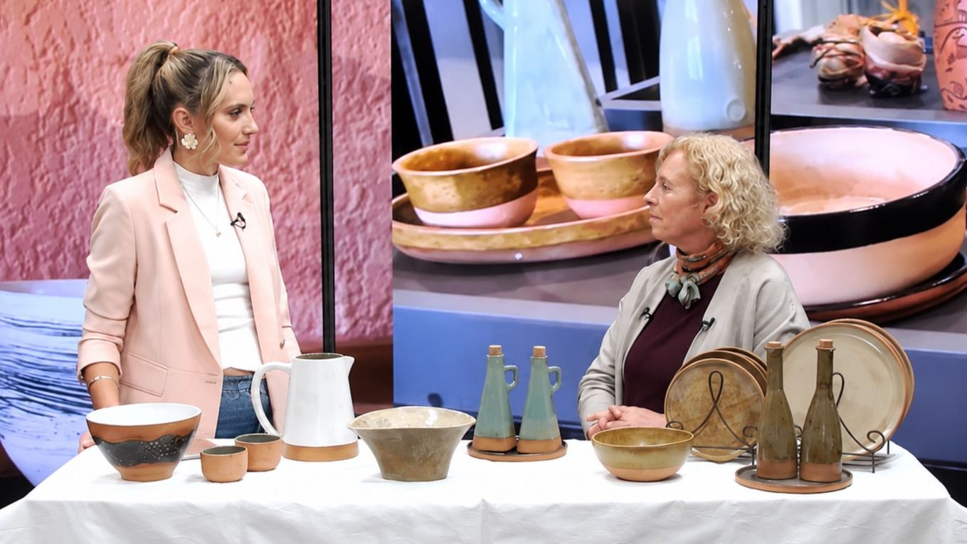 Del barro al hogar, la emprendedora sanjuanina que crea vajillas únicas