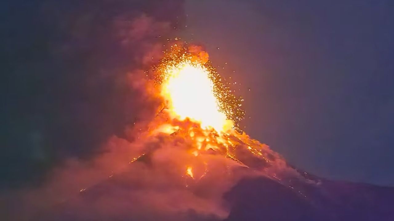 Alerta naranja en Guatemala por la erupción del volcán de Fuego