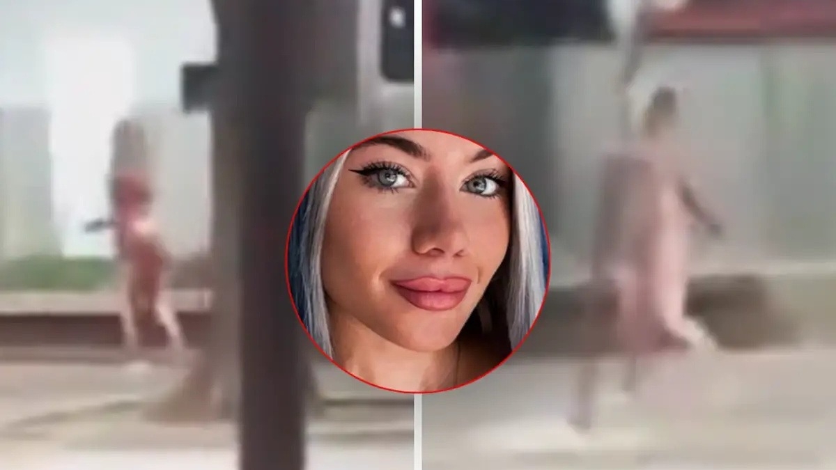 El video de la novia de Moyano caminando semidesnuda por la calle