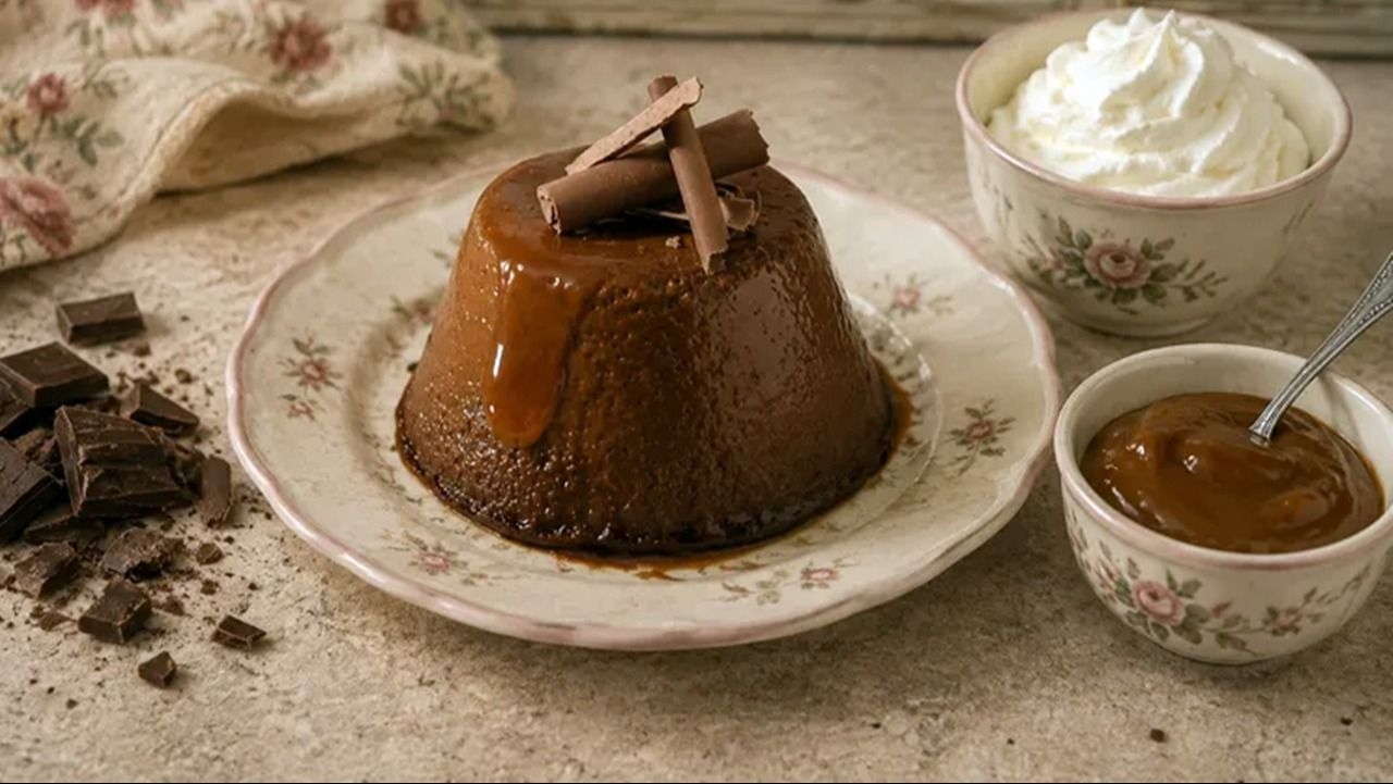 Cómo preparar flan de chocolate y el secreto para que quede cremoso