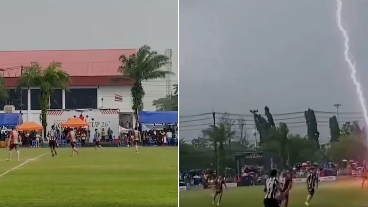 Un futbolista murió tras ser alcanzado por un rayo en pleno partido
