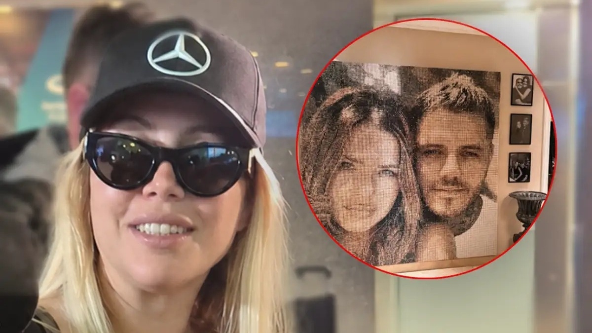 Icardi obligaba a sus hijas a armar un rompecabezas de la cara de la China Suárez