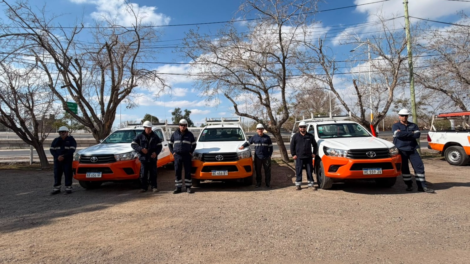 Naturgy moviliza personal y equipos por el alerta de viento en dos departamentos