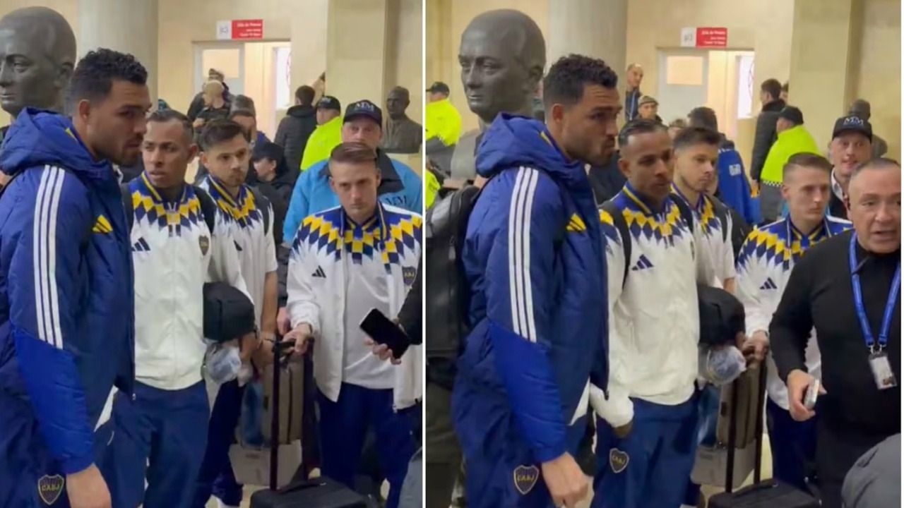 El micro de Boca se fue sin cuatro jugadores tras el partido con Estudiantes