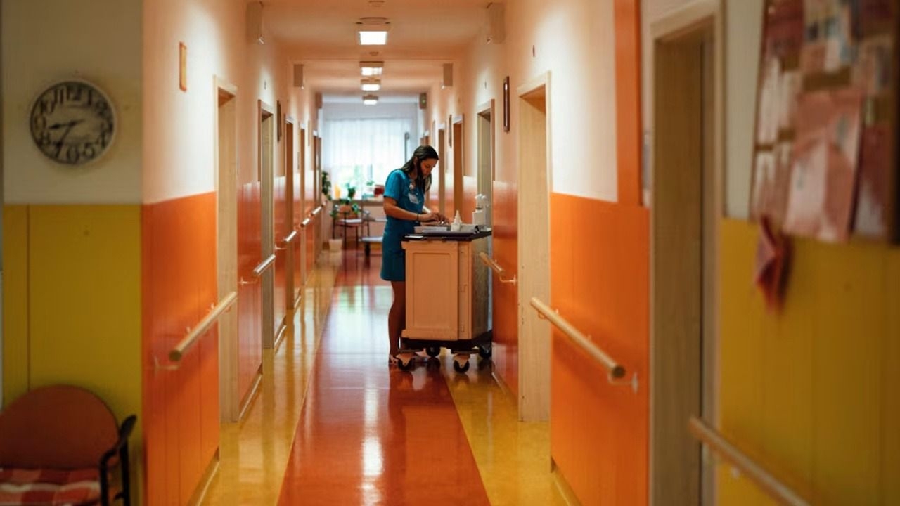 Un paciente atacó a una enfermera y le clavó una tijera en el cuello