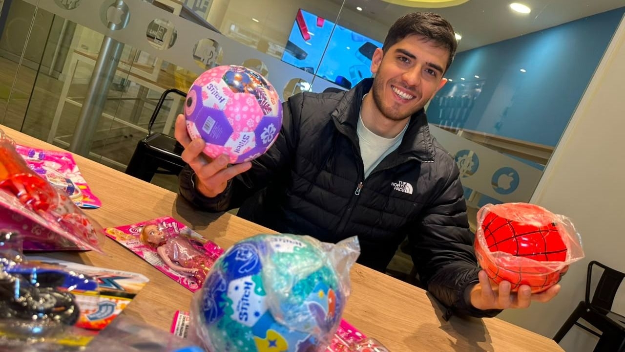 Un emprendedor sanjuanino impulsa una campaña solidaria por el Día del Niño