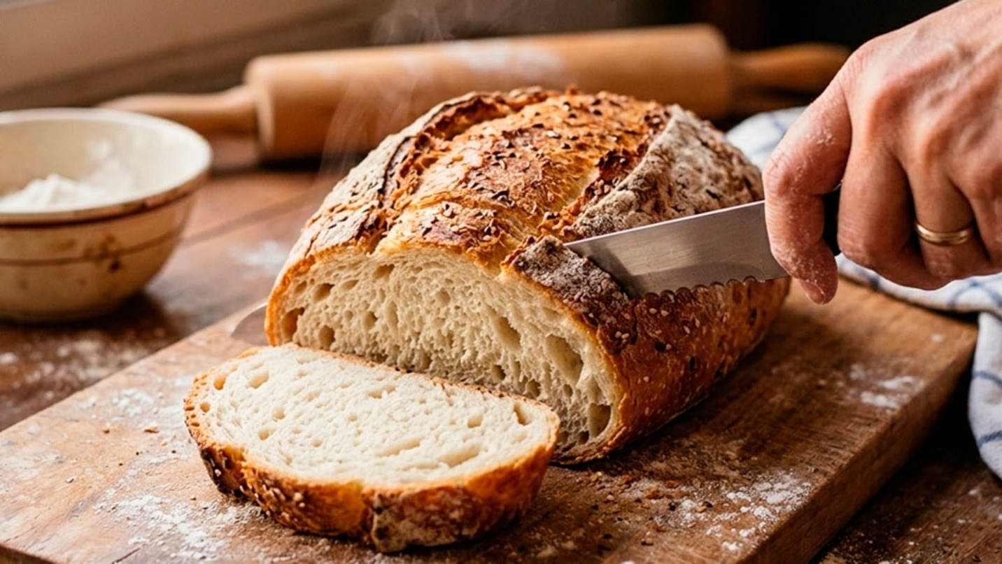 Receta para preparar el mejor pan de mesa casero, fácil, rápido y económico