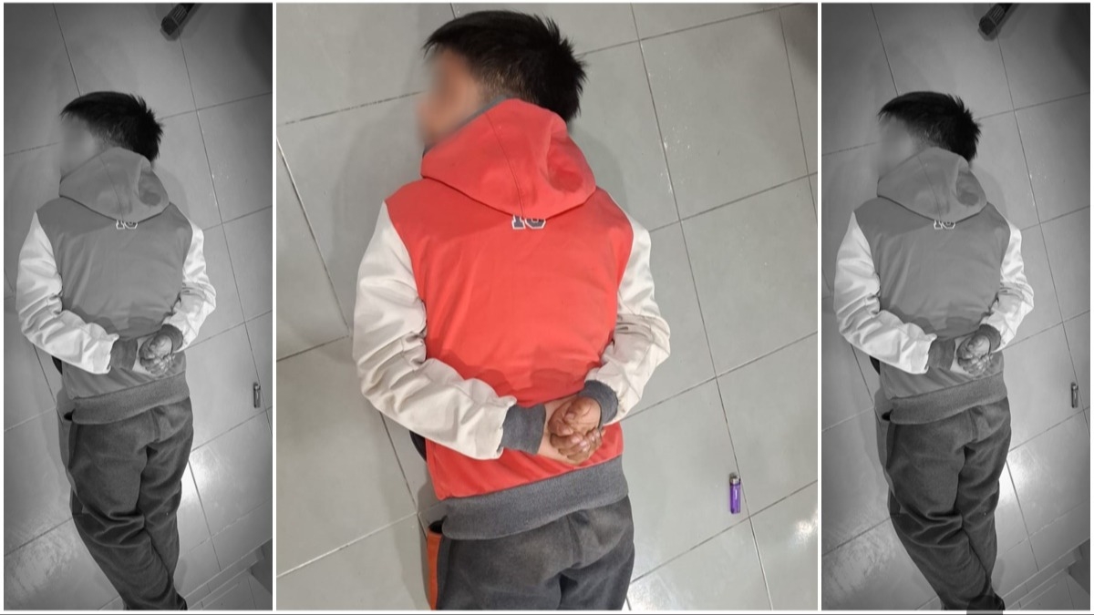 Un menor fue detebido tras el robo de celulares y lo entregaron a sus padres