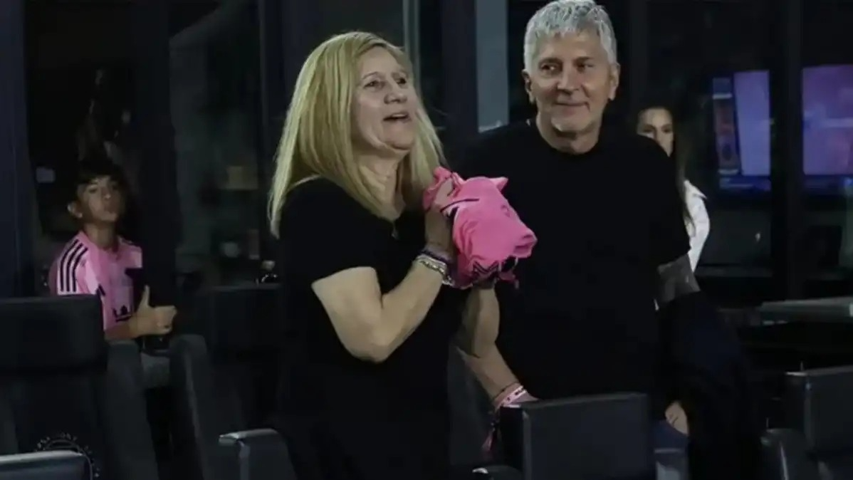 La última vez que Jorge Messi fue visto públicamente junto a su familia