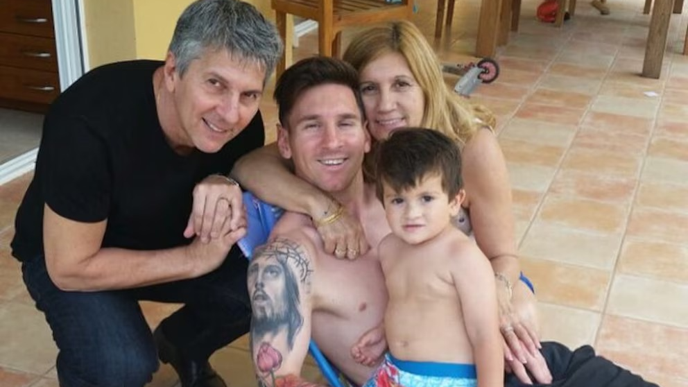 La vida de Jorge Messi en fotos: del acompañamiento familiar a la cima del fútbol