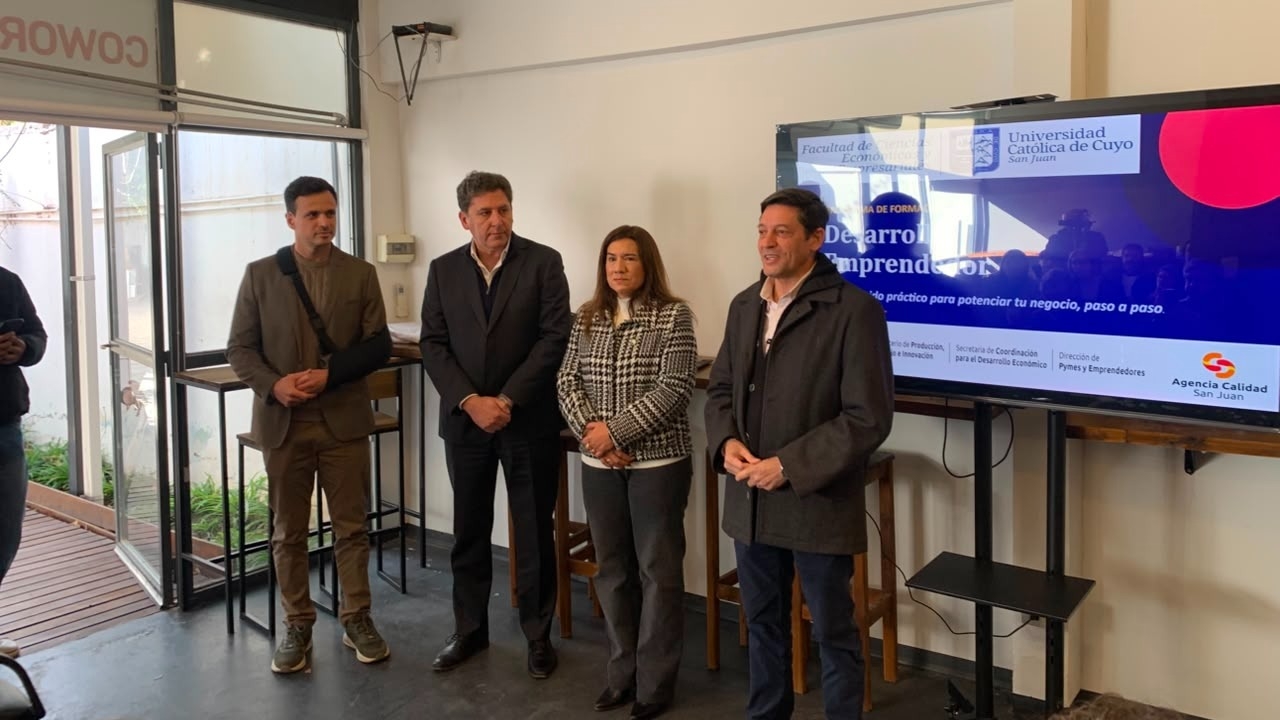 Lanzaron la tercera Diplomatura en Desarrollo Emprendedor en San Juan