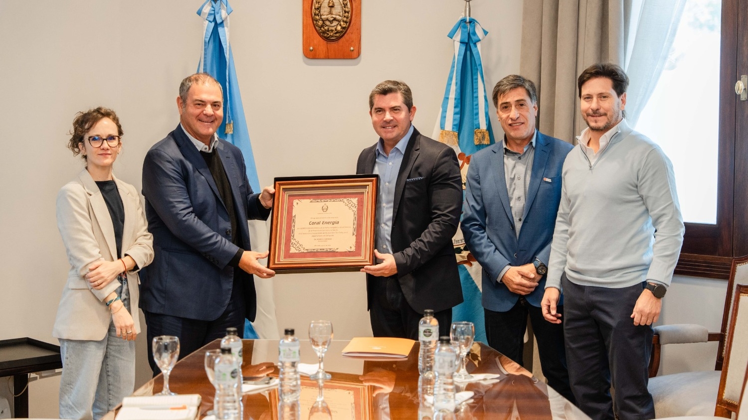Orrego recibió a la empresa que invirtió USD 5.000.000 en un parque solar