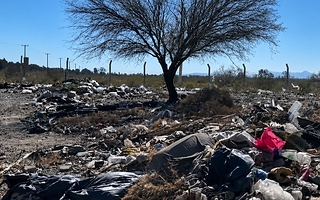 Hidráulica avala que Zonda limpie y recupere el terreno que se convirtió en basural