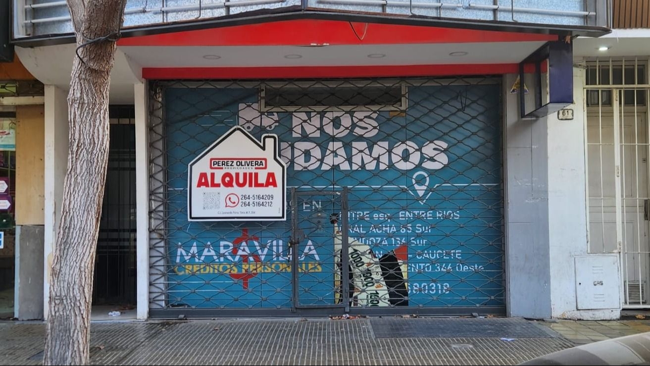 Las ventas no repuntan y crecen los locales vacíos en el centro sanjuanino