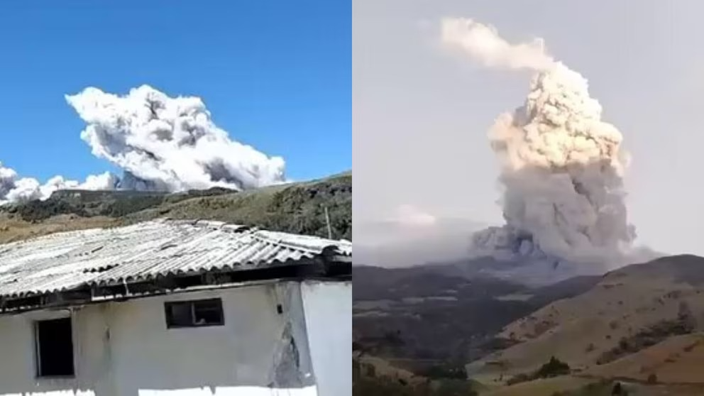 El volcán Puracé emitió cenizas tras el terromoto en Colombia y hay preocupación