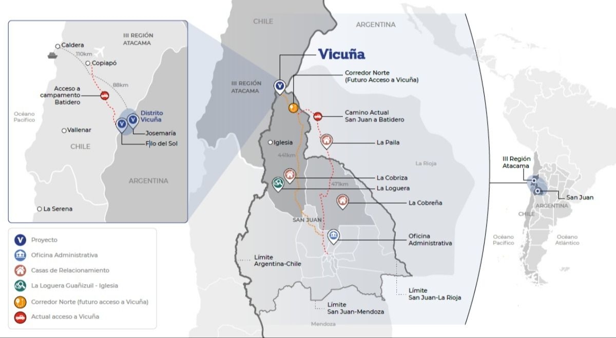 Proyecto Vicuña: qué incluye y por qué importan los 75 km en las regalías mineras