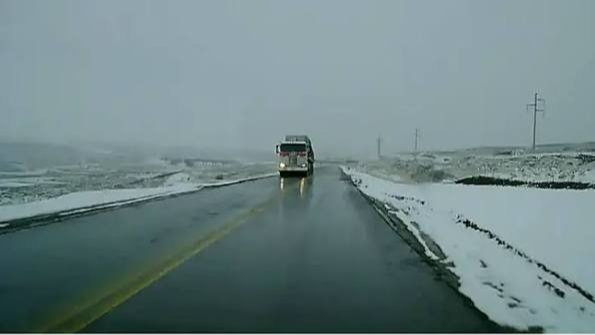 Alerta en las rutas de San Juan por nieve y agua-nieve: qué recomienda Vialidad