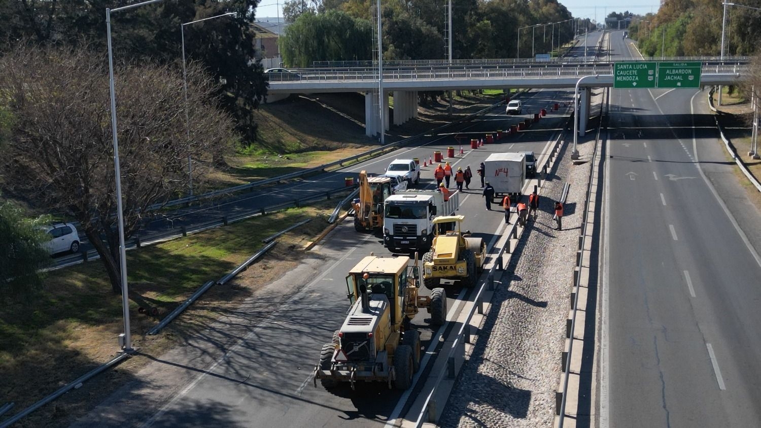Renovación total: así avanza la repavimentación de la Circunvalación
