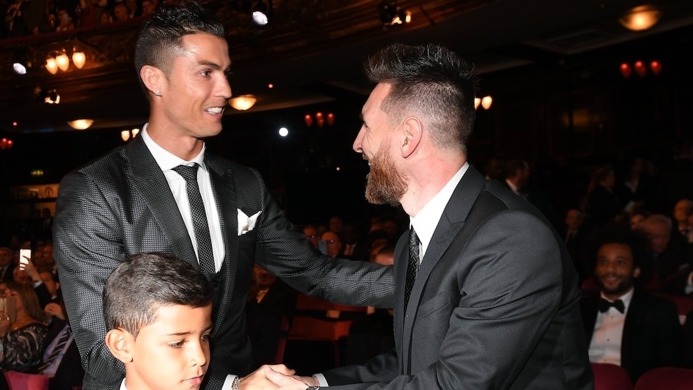 El mensaje de apoyo de Cristiano Ronaldo a Messi tras la muerte de su papá