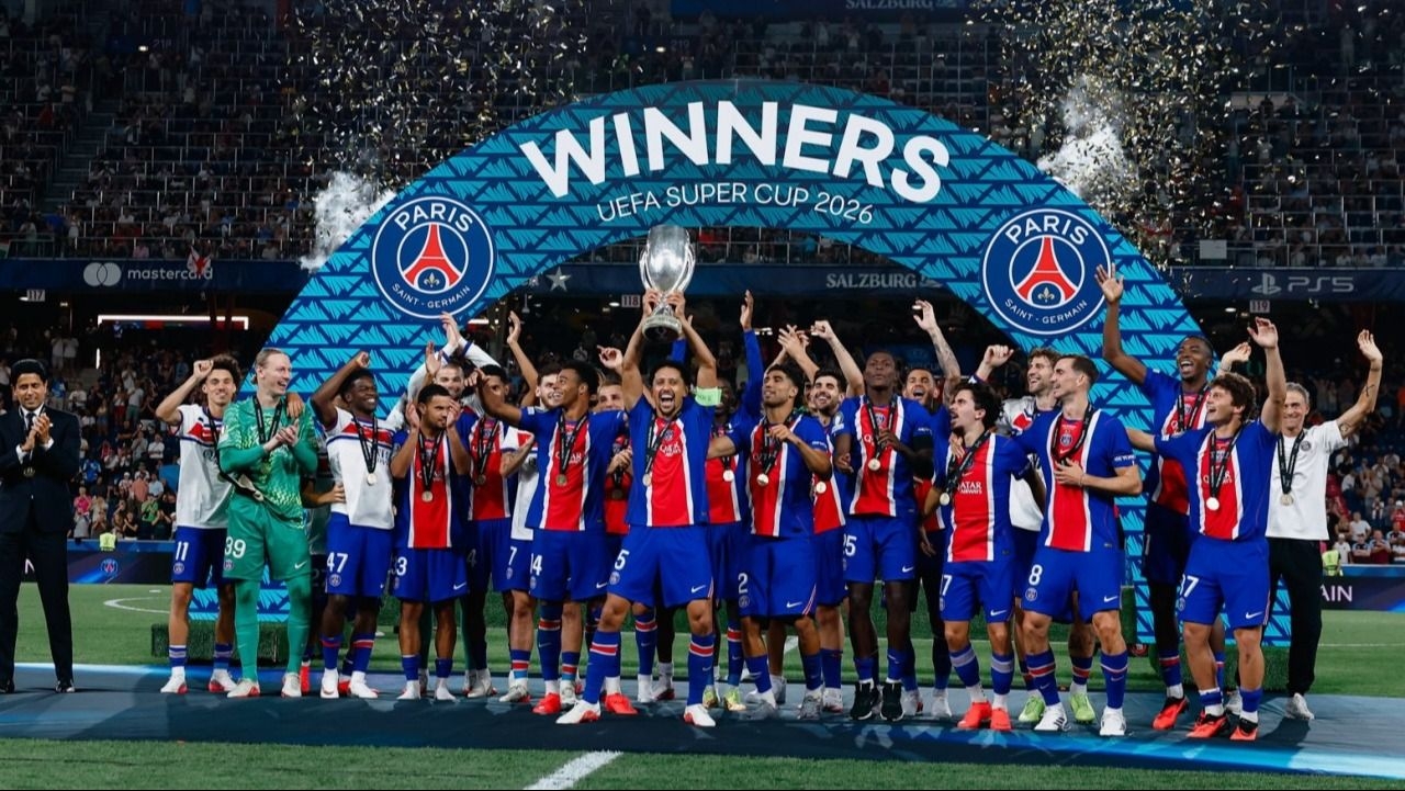 PSG venció al Aston Villa y se consagró campeón de la Supercopa de Europa