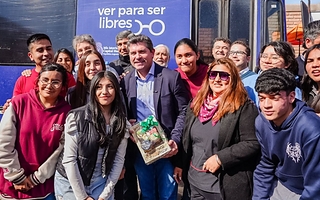 Orrego llegó a Huaco con San Juan Cerca y acompañó a los vecinos