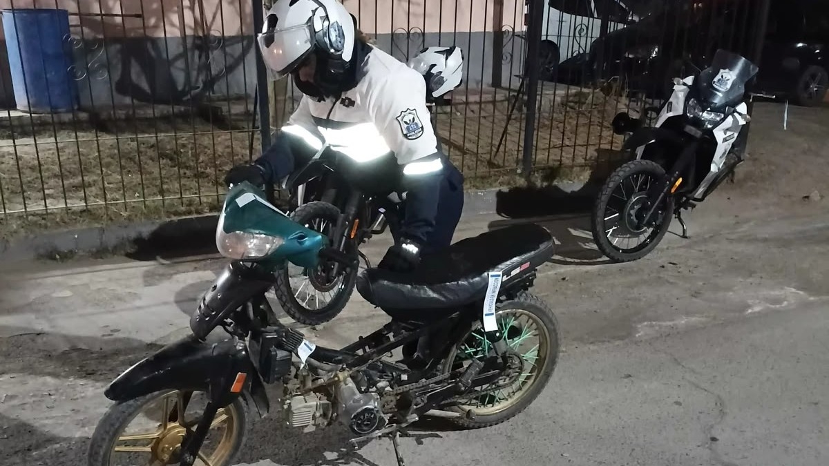 Secuestraron una moto con el motor limado durante un operativo en 25 de Mayo