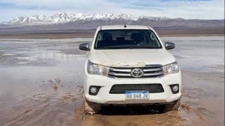 Hilux en El Leoncito: las alternativas de rescate y costos millonarios