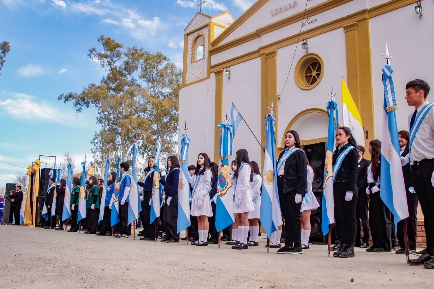 Jáchal conmemoró los 176 años del paso a la inmortalidad de San Martín