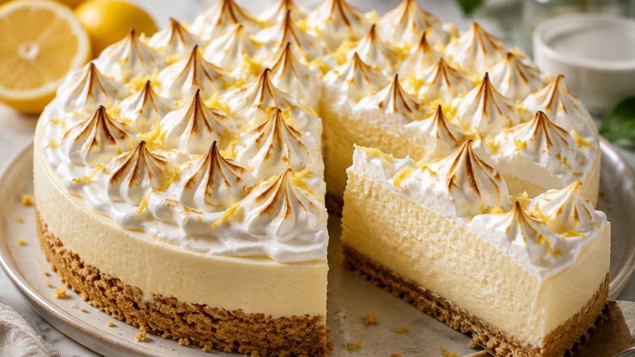 Cheesecake de limón sin horno que se prepara en 10 minutos
