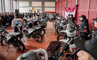 La Policía de San Juan sumó 36 motos para tareas de prevención y tránsito