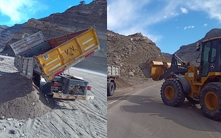 Piden circular con cuidado por obras de mantenimiento en una ruta de San Juan