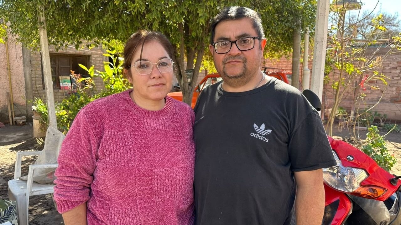 Los danmificados. (Foto DIARIO HUARPE)