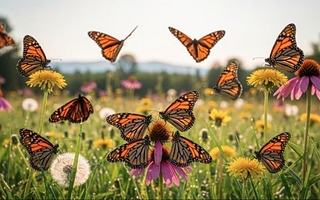 Mariposas migran a zonas altas por el cambio climático