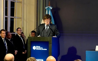 Milei hablará ante empresarios por el aniversario de la Bolsa de Comercio