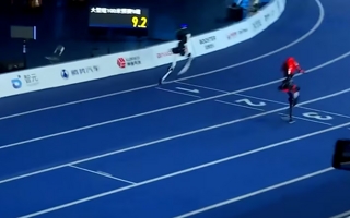 China sorprendió con un robot que batió el récord de Usain Bolt
