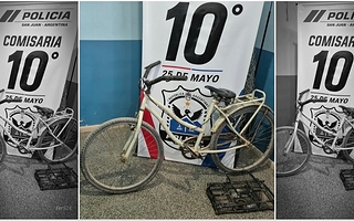 Huyeron de la Policía y abandonaron una bicicleta vinculada a un robo 